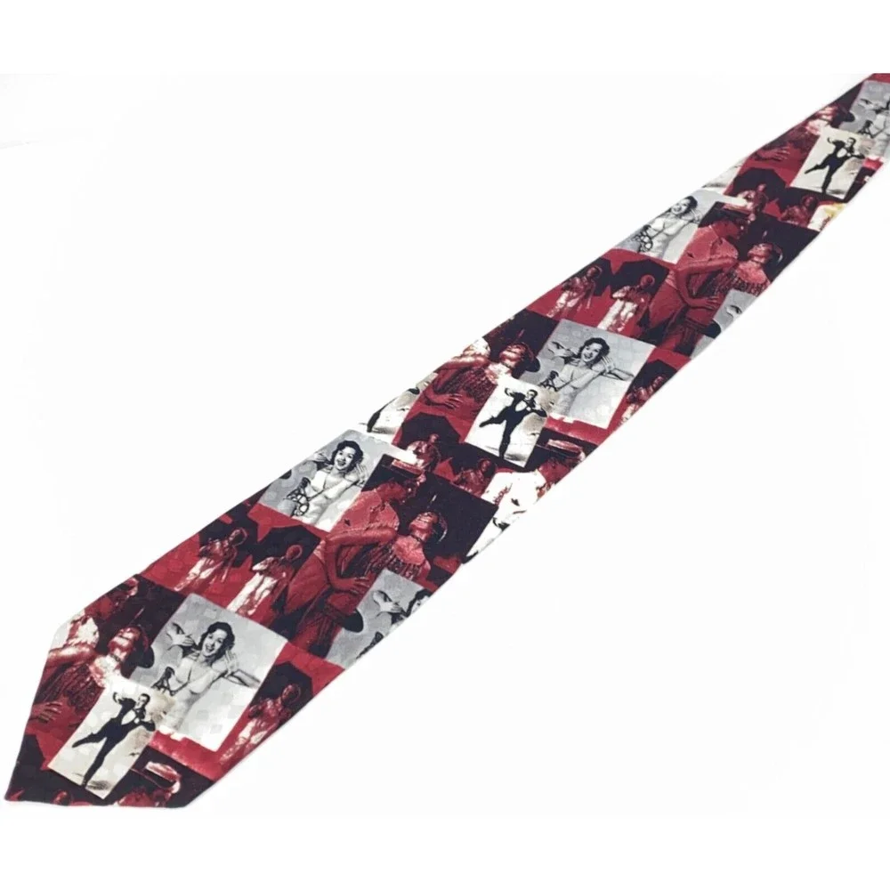 American Film Classics 1992 Singin' In The Rain 100% Silk Mens Necktie - Read